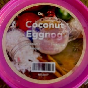 Coconut eggnog carton of sprinkles